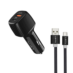 شارژر فندکی لیتو Leitu مدل 20 وات LC-C22 به همراه کابل USB-C
