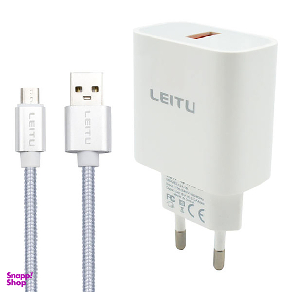 شارژر دیواری لیتو (Leitu) مدل LH-16 به همراه کابل MicroUSB