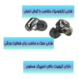هدفون بی سیم راک اسپیس (Rock Space) مدل EB30 TWS-RAU0578