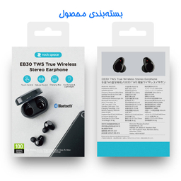 هدفون بی سیم راک اسپیس (Rock Space) مدل EB30 TWS-RAU0578
