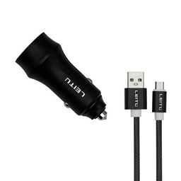 شارژر فندکی لیتو (Leitu) مدل C10 همراه کابل تبدیل microUSB