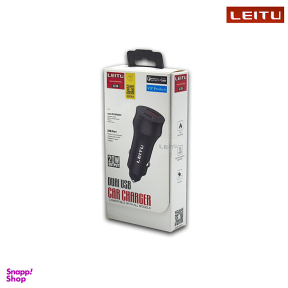 شارژر فندکی لیتو (Leitu) مدل C10 همراه کابل تبدیل microUSB