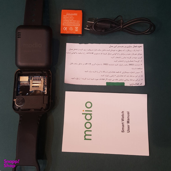 ساعت هوشمند مودیو (Modio) مدل MW01 Alpha