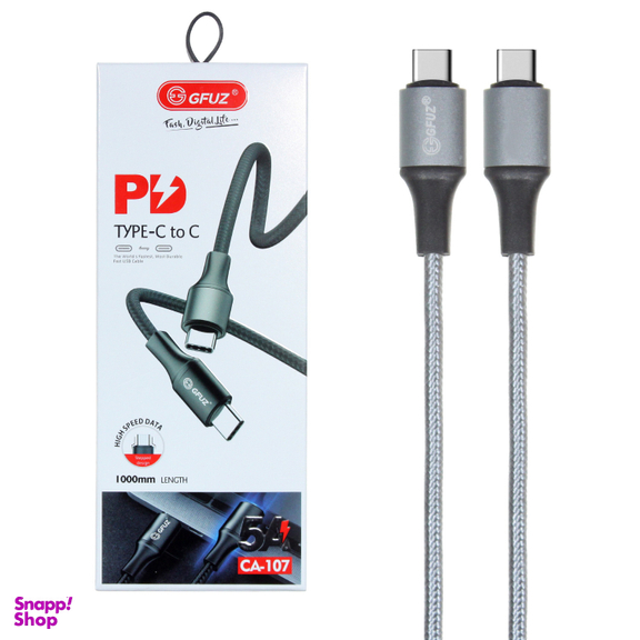 کابل شارژ USB-C به USB-C جی فوز مدل CA-107 طول 1 متر