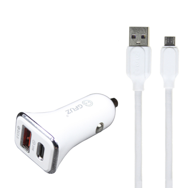 شارژر فندکی جی فوز مدل CR-42 به همراه کابل تبدیل USB به MicroUSB