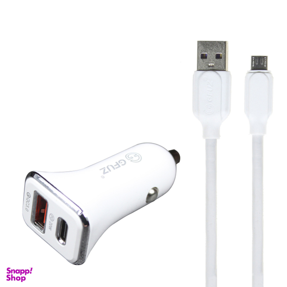 شارژر فندکی جی فوز مدل CR-42 به همراه کابل تبدیل USB به MicroUSB