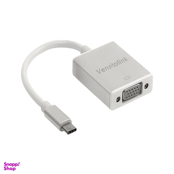 تبدیل بدنه فلزی تایپ سی به VGA ونتولینک (Venetolink)