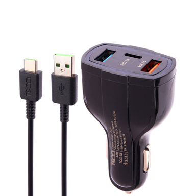 شارژر فندکی تسکو مدل TCG 36 QC3.0 PD 33W به همراه کابل Type-C