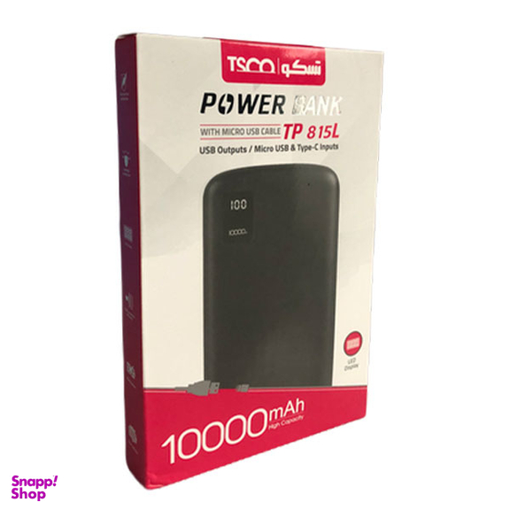 شارژر همراه تسکو مدل TP-815L ظرفیت 10000 میلی آمپر ساعت