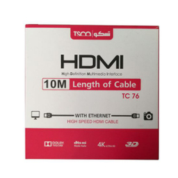 کابل HDMI 4k تسکو مدل TC76 طول 10 متر