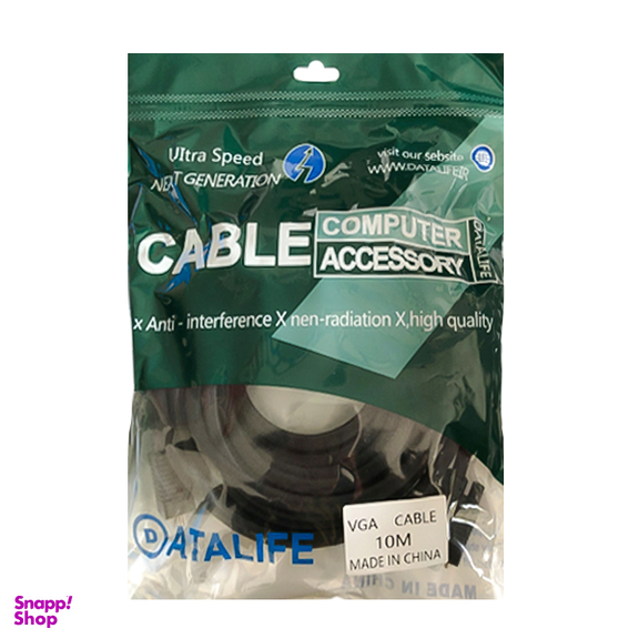 کابل VGA ضخیم دیتا لایف (Data Life) طول 10 متر