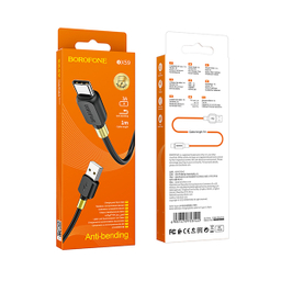 کابل تبدیل USB به Type-C بروفون (Borofone) مدل BX59 طول 1 متر