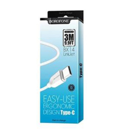 کابل تبدیل USB به Type-C بروفون (Borofone) مدل BX14 طول 1 متر