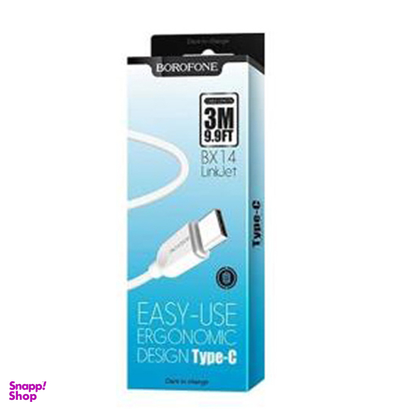 کابل تبدیل USB به Type-C بروفون (Borofone) مدل BX14 طول 1 متر