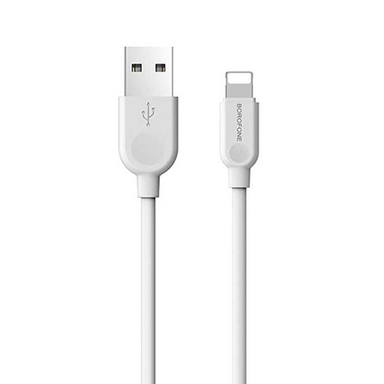 کابل تبدیل USB به لایتنینگ بروفون (Borofone) مدل BX14 طول 1 متر