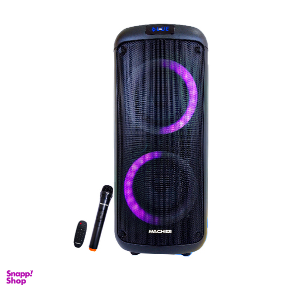اسپیکر پارتی باکس مچر (Macher) مدل MR-1800 2×6.5 با میکروفون