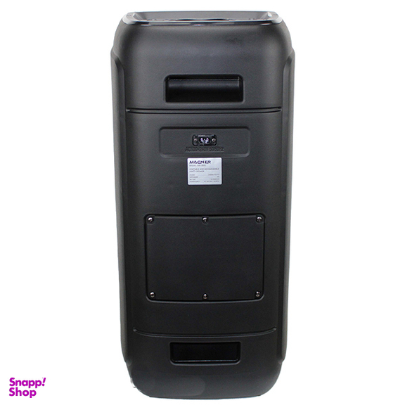 اسپیکر پارتی باکس مچر (Macher) مدل MR-1500 2×8 با میکروفون طول 74 سانتی متر