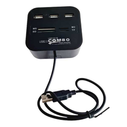 هاب USB2.0 و رم ریدر کمبو