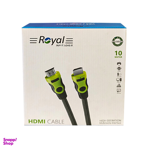کابل HDMI رویال (Royal) مدل 085 طول 10 متر