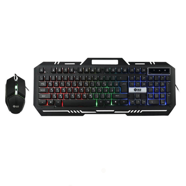 کیبورد و ماوس گیمینگ بک لایت اسکار (Oscar) گلد مدل KB-9001