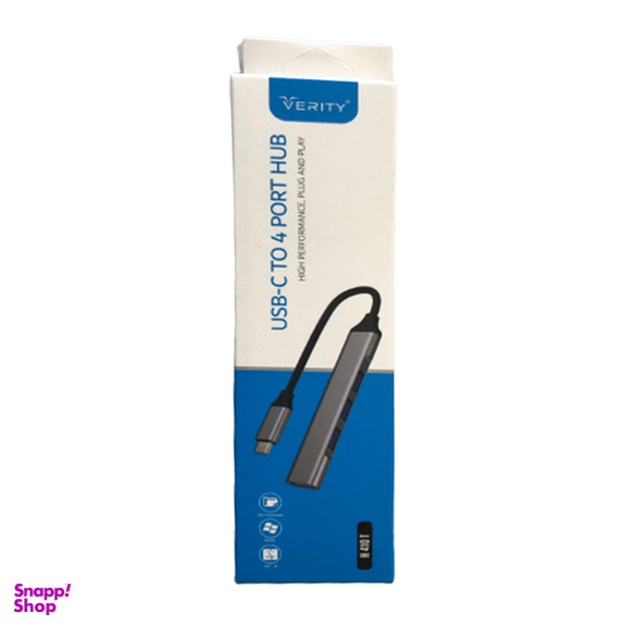 هاب تایپ سی 4 پورت USB3 وریتی (Verity) مدل H410T