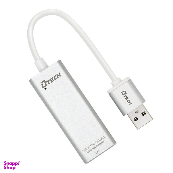 مبدل USB-3 به LAN 1Gbps دیتک (Dtech) مدل DT-6550