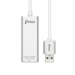 مبدل USB-3 به LAN 1Gbps دیتک (Dtech) مدل DT-6550