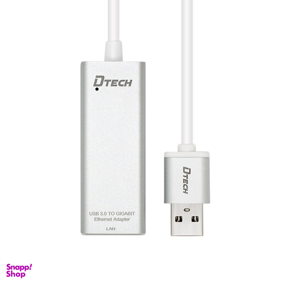 مبدل USB-3 به LAN 1Gbps دیتک (Dtech) مدل DT-6550