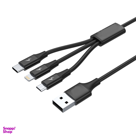 کابل شارژ سه سر بیبوشی (Biboshi) مدل Cable A17
