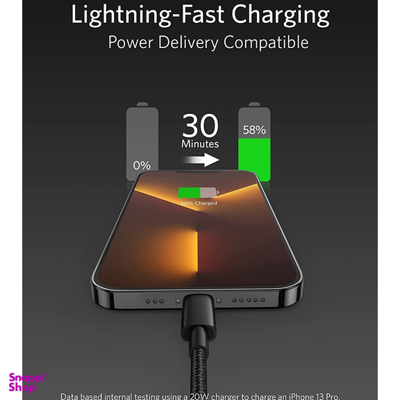کابل شارژ USB-C To Lightninig بیبوشی (Biboshi) مدل Cable A12