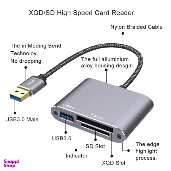 تبدیل USB3/SD/TF اونتن مدل OTN-5512