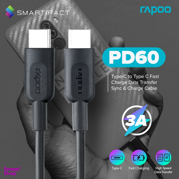 کابل تایپ سی رپو (Rapoo) مدل PD60