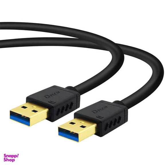 کابل لینک دوسر نر USB3.0 دیتک (Dtech) مدل DT-CU0301 طول 1 متر