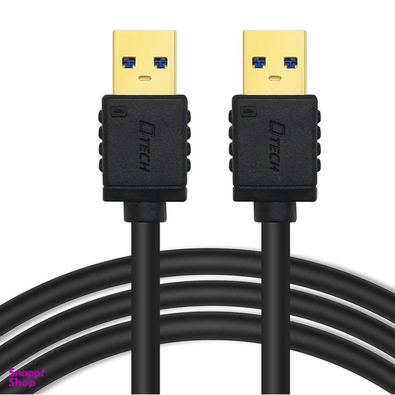 کابل لینک دوسر نر USB3.0 دیتک (Dtech) مدل DT-CU0301 طول 1 متر