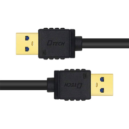 کابل لینک دوسر نر USB3.0 دیتک (Dtech) مدل DT-CU0301 طول 1 متر