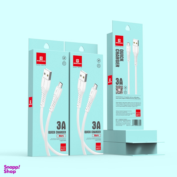کابل شارژ USB لایتنینگ بیبوشی (Biboshi) مدل A11