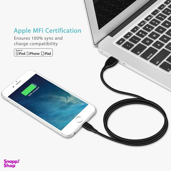 کابل شارژ USB لایتنینگ بیبوشی (Biboshi) مدل A11
