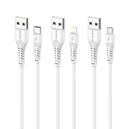 کابل شارژ USB لایتنینگ بیبوشی (Biboshi) مدل A11