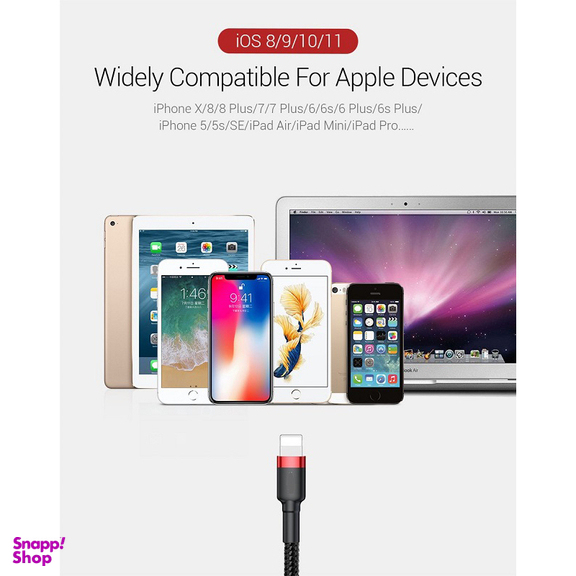 کابل شارژ USB لایتنینگ بیبوشی (Biboshi) مدل A25