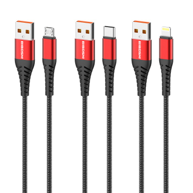 کابل شارژ USB لایتنینگ بیبوشی (Biboshi) مدل A25