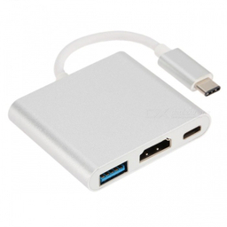 تبدیل Type-C به HDMI و USB3.0 و Type-C