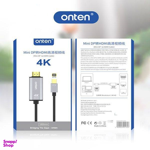 کابل تبدیل Mini Display به HDMI اونتن مدل OTN-5130B