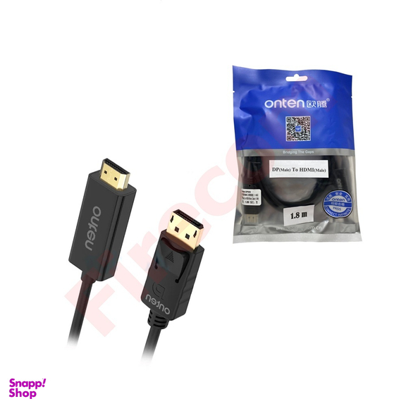 کابل تبدیل DP نری HDMI اونتن مدل OTN-DP303