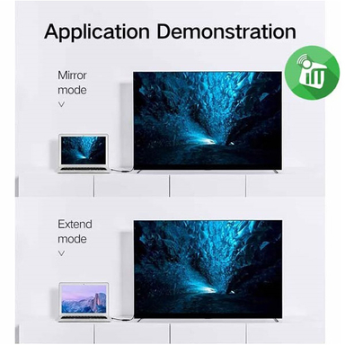 کابل تبدیل DP نری HDMI اونتن مدل OTN-DP303