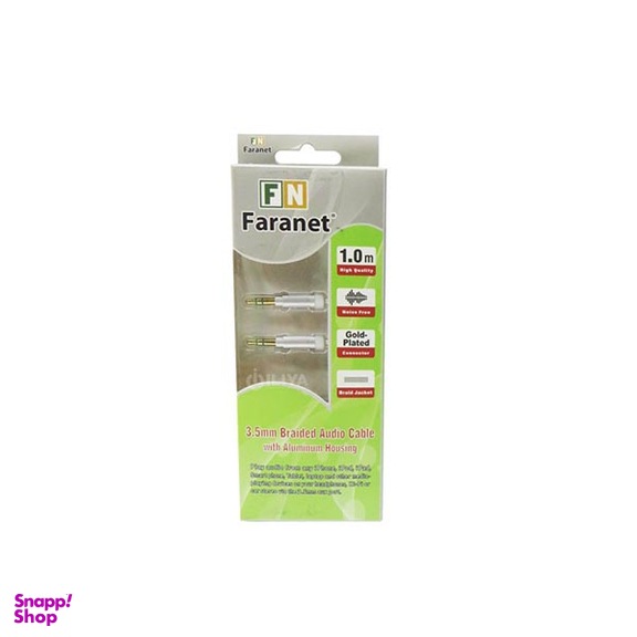 کابل صدا 1 1 استریو فرانت (Faranet) مدل FN-ACBW10 طول 1 متر