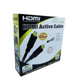 کابل HDMI کانکتور طلایی سه بعدی فرانت (Faranet) مدل FN-HCB200