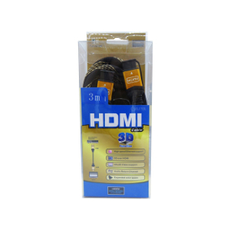 کابل HDMI سرپوش طلایی سه بعدی فرانت (Faranet) مدل FN-HCB030 طول 3 متر