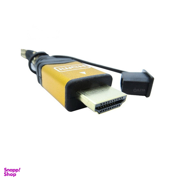 کابل HDMI کانکتور طلایی سه بعدی فرانت (Faranet) مدل FN-HCB250 طول 25 متر