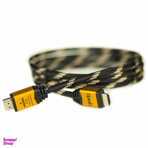 کابل HDMI سرپوش طلایی سه بعدی فرانت (Faranet) مدل FN-HCB050 طول 5 متر