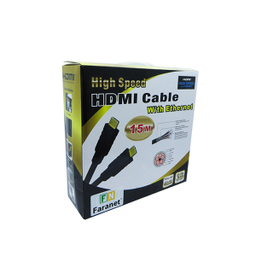 کابل HDMI کانکتور طلایی سه بعدی فرانت (Faranet) مدل FN-HCB150 طول 15 متر